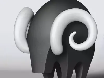 Goat Creature Figure Fan Art Toy 3D print model