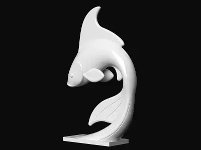 Koi Fish 3D print model