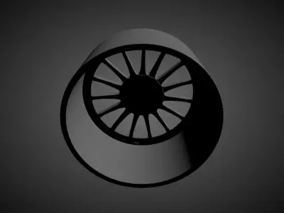 TEAM DYNAMICS MONZA RS scalable and printable rims 3D print model