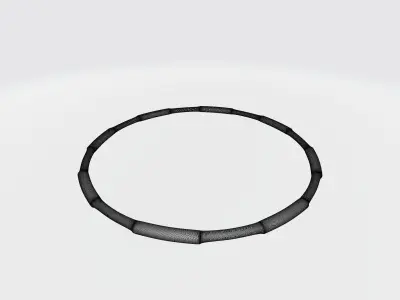 Hula hoop 3D print model