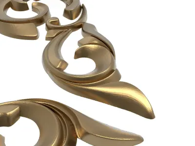 decorative pattern ready for 3D printing 3D model 23