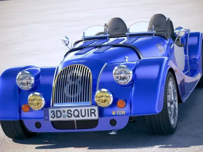 Morgan Plus 8 50th Anniversary 2018 3D model