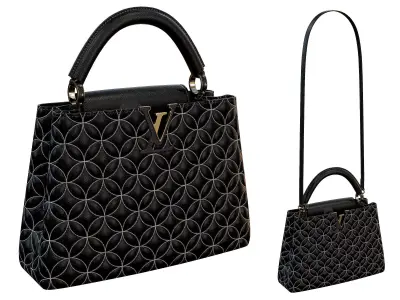 Louis Vuitton bag Capucines Ornament Leather 3D model
