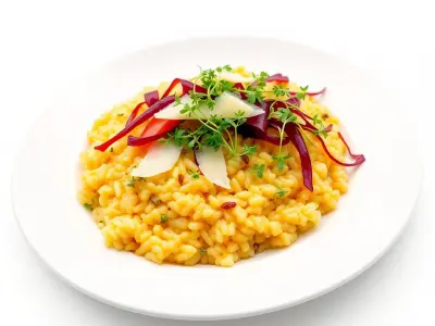 Gourmet Italian Risotto Plate Presentation model pack Low-poly 3D model