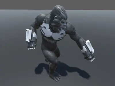 King Kong Animated 3D model 3D model