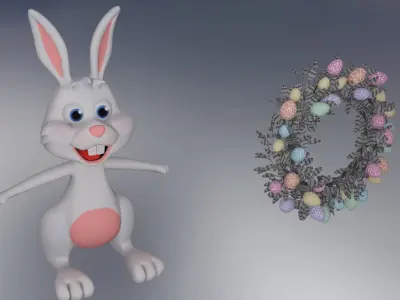 easter decoration 3D model