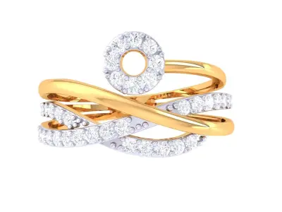 Diamond Ring 3D print model 8