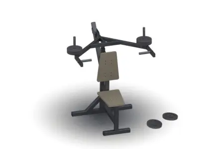 UTILITY BENCH Free 3D model