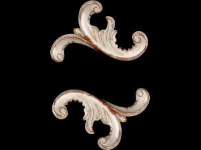 Classic carved 112 3D model