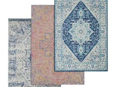 Rug Set 1077 3D model