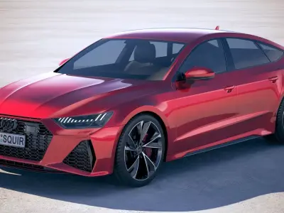 Audi RS7 Sportback 2020 3D model