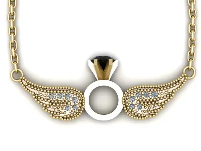 Wing Pendant 3D print model