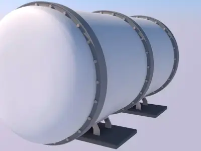 Tanker tank Free 3D model