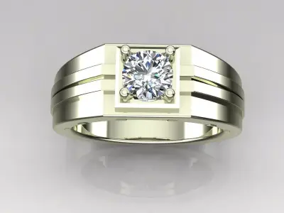 Band Ring 3D print model