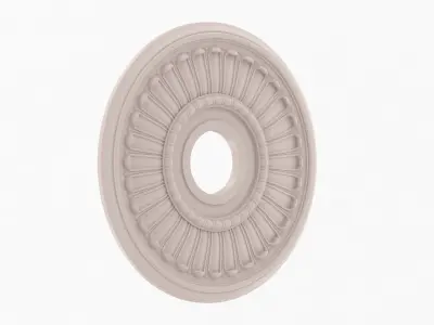 Classic Ceiling Medallion 12 3D model
