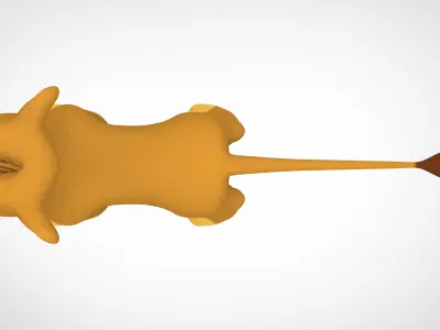 Tojo Cub Low-poly 3D model