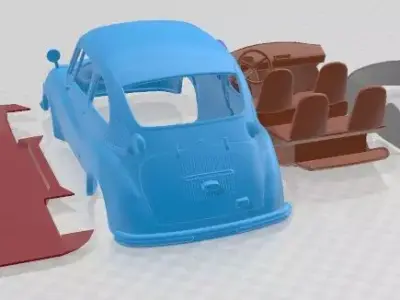 Subaru 360 1958 Printable Car 3D print model