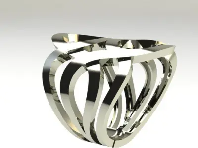 Casual ring  3D print model