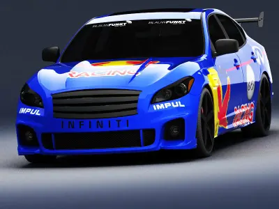 Infiniti M45 Impul Race Version 3D model