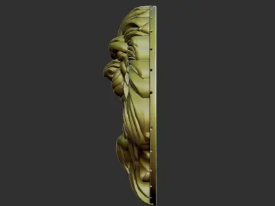 lion head 3D print model