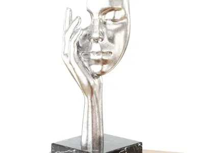 High chest of drawers FR024 3D model