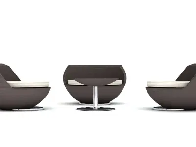 Patio Furniture Set 3D model