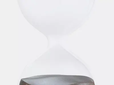 EFTERTANKA Decorative hourglass 1 Low-poly 3D model