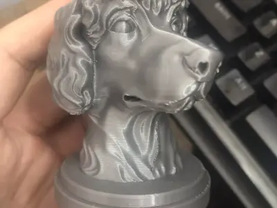 Dog sculpture 3D print model