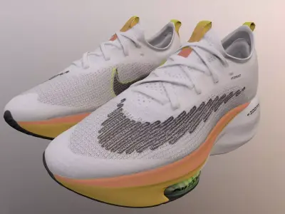 NIKE AIR ZOOM SHOES PBR Low-poly 3D model