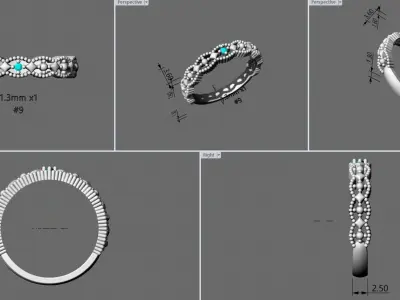jewelry luxury diamond gold ring 3d model 3D print model purchase