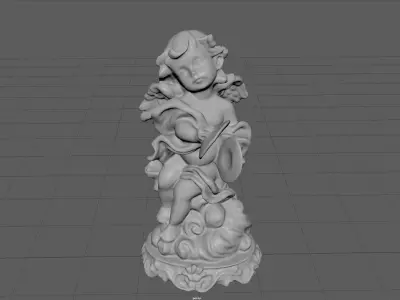 Angel 11 Low-poly 3D model