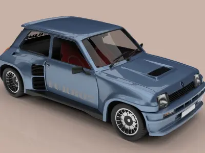RENAULT 5 Turbo 2 - 1980 3D model
