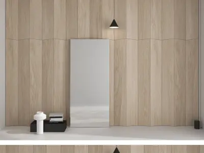 Decorative wall panel set 95 3D model