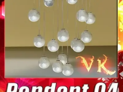 Modern Pendant Lamp 3D model