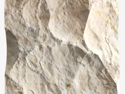 77-RockPanel sandstone wall texture 3D model