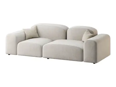Modern Solid Sofa 3D model