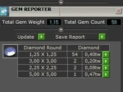 set luxury earrings and ring breguet with gemstones 3D Model Pack