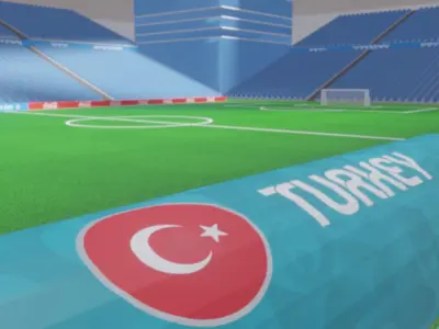 Free EuroArena Soccer Stadium Euro 2020 Istanbul 3D model
