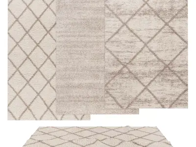 Rugs No 891 Low-poly 3D model