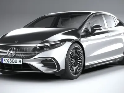 Mercedes EQS AMG 2021 3D model