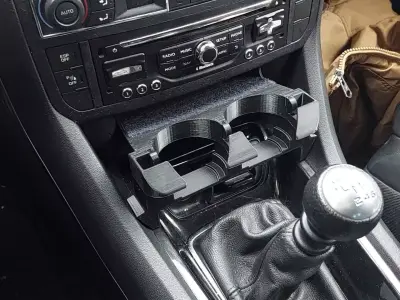Double Cupholder-Phoneholder for Citroen C5 X7 3D print model