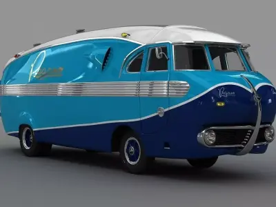 Pegaso Bacalao Race Transporter 3D model