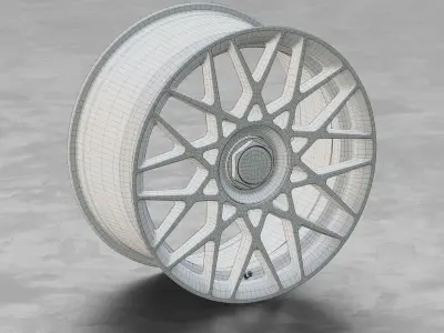Rotiform BLQ-C Option 1 Wheel 3D Model 3D model