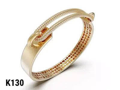 Luxury WALTERS FAITH Gemstone Bracelet 3D print model