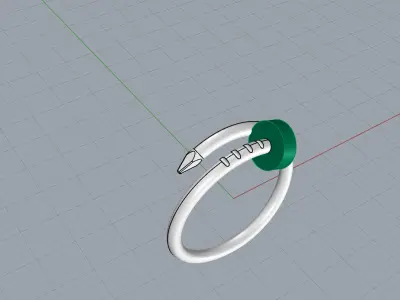 Nail Ring 30496 3D print model