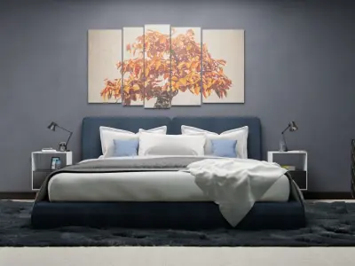 Bedroom bed 3D model