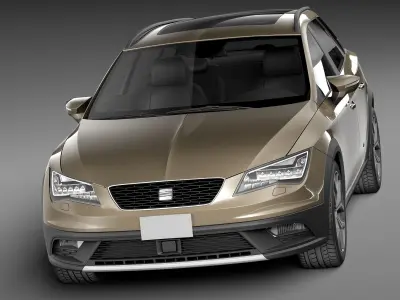 Seat Leon X-Perience 2015 3D model