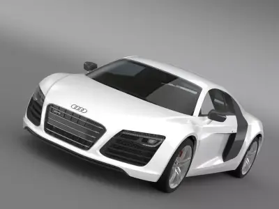 Audi R8 2013 3D model