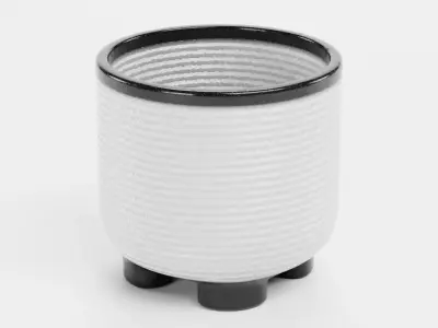 Plant Pot V1 Low-poly 3D model