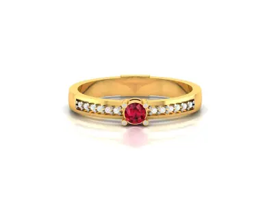 Diamond Ring For Women 3d Print Model 3D print model get